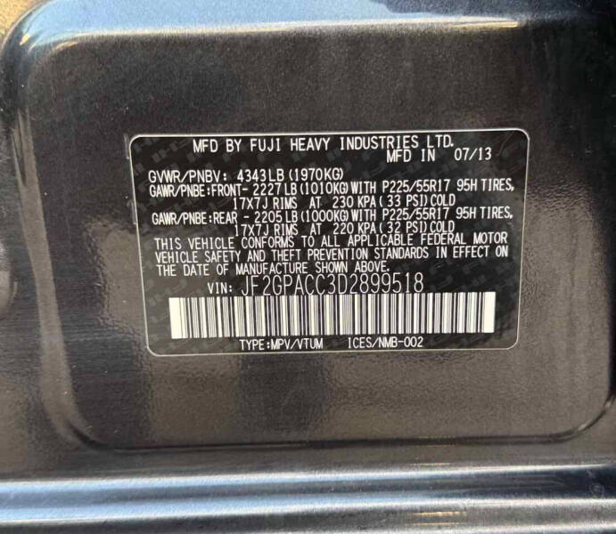 2013 Subaru XV Crosstrek 2.0i Premium