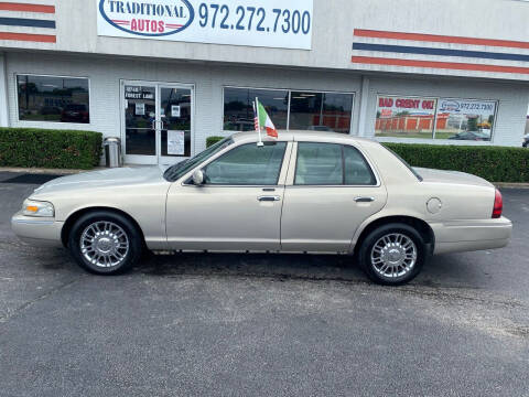 2009 Mercury Grand Marquis for sale at Traditional Autos in Dallas TX
