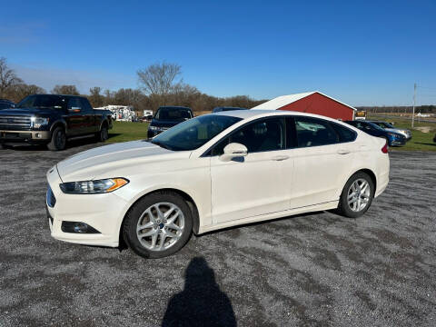 2016 Ford Fusion for sale at Riverside Motors in Glenfield NY
