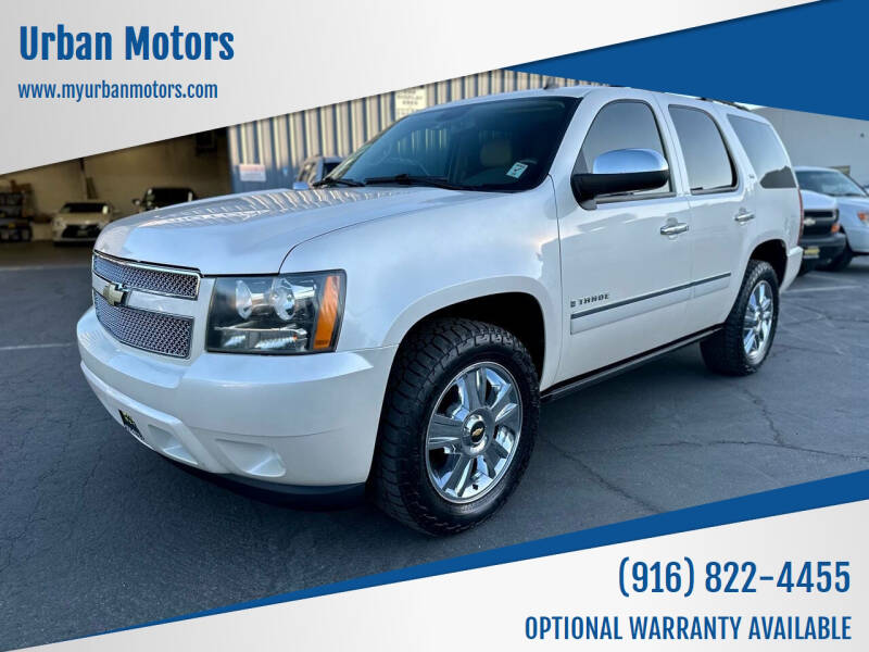 2009 Chevrolet Tahoe for sale at Urban Motors in Sacramento CA