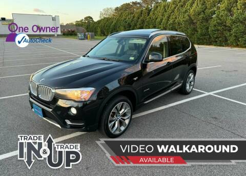 2016 BMW X3 for sale at United Motorsports in Virginia Beach VA