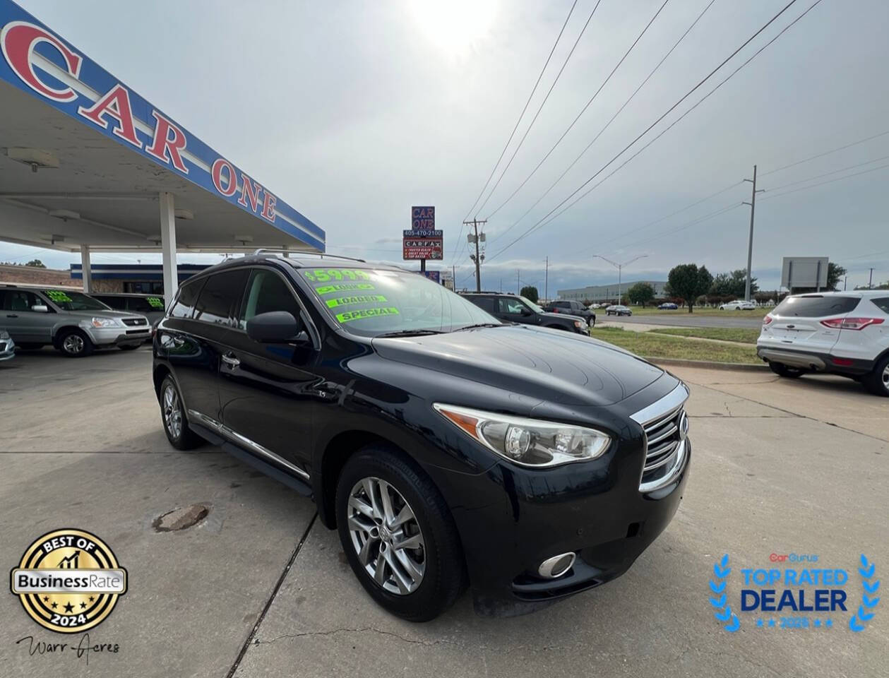 Black Obsidian 2014 INFINITI QX60 SUV / Crossover All-Wheel Drive Continuously Variable Transmission