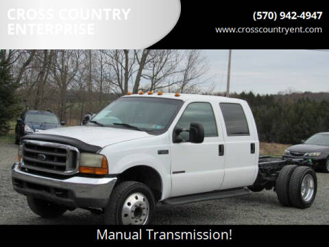 2000 Ford F-550 Super Duty for sale at CROSS COUNTRY ENTERPRISE in Hop Bottom PA