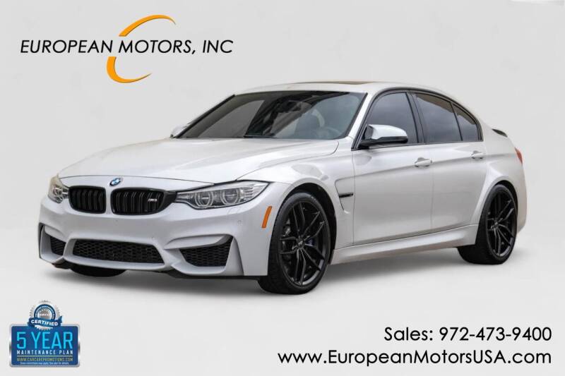 2017 BMW M3 for sale at European Motors Inc in Plano TX