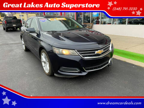 2014 Chevrolet Impala for sale at Great Lakes Auto Superstore in Waterford Township MI
