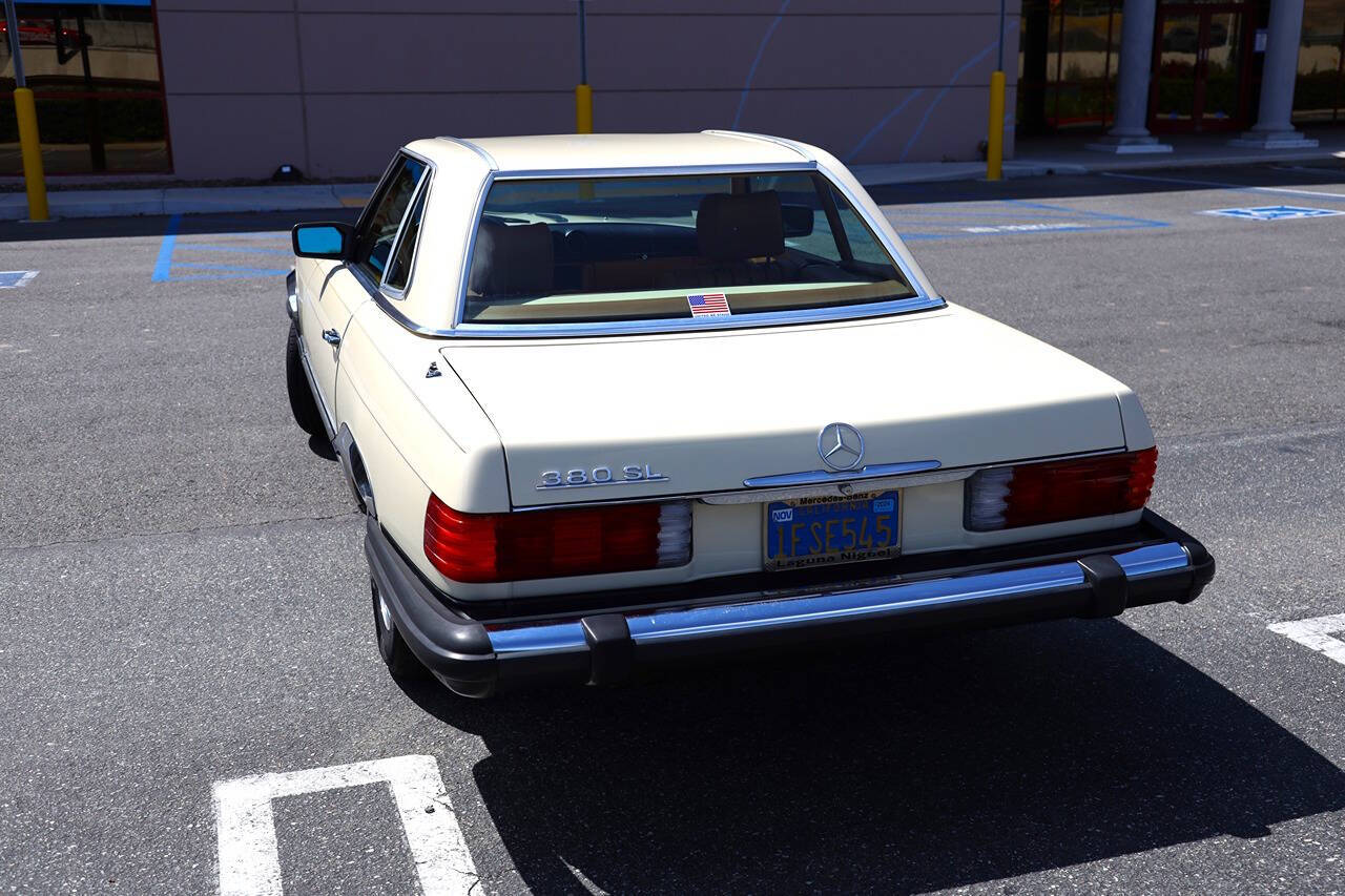 1983 Mercedes-Benz 380-Class for sale at DE AUTOS INC in San Juan Capistrano, CA