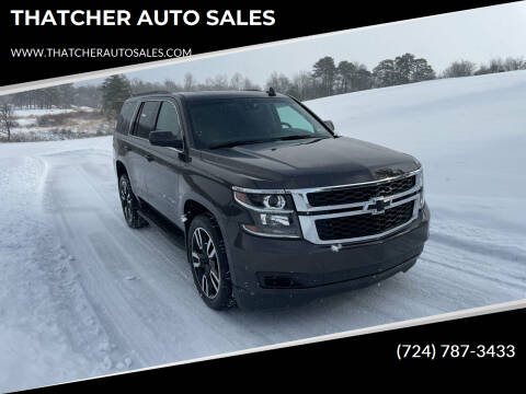 2017 Chevrolet Tahoe for sale at THATCHER AUTO SALES in Export PA
