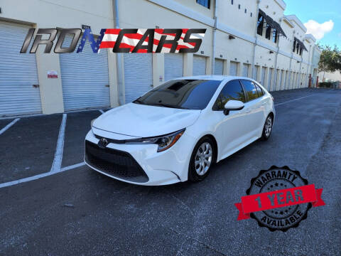 2020 Toyota Corolla for sale at IRON CARS in Hollywood FL