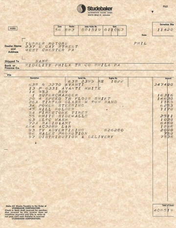 1963 Studebaker Avanti