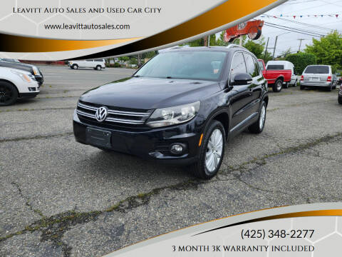 2015 Volkswagen Tiguan for sale at Leavitt Auto Sales and Used Car City in Everett WA