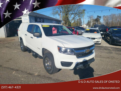 2019 Chevrolet Colorado for sale at D & D Auto Sales Of Onsted in Onsted MI