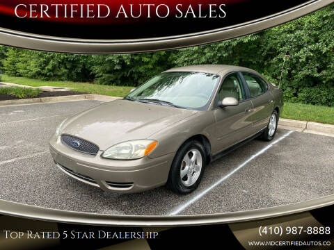 2004 Ford Taurus for sale at CERTIFIED AUTO SALES in Gambrills MD