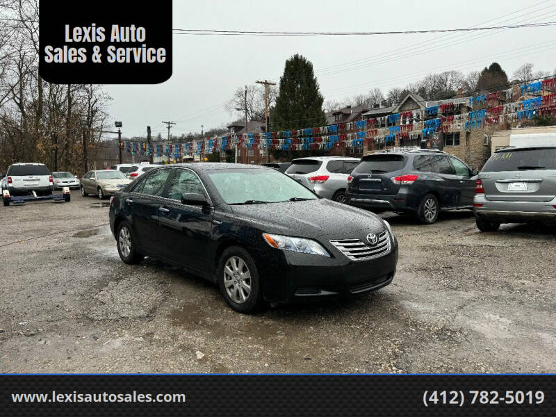 2009 Toyota Camry Hybrid for sale at Lexis Auto Sales & Service in Pittsburgh PA