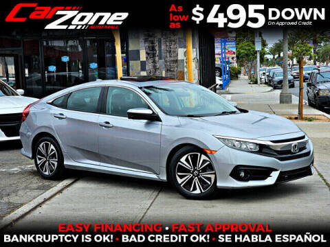 2016 Honda Civic for sale at Carzone Automall in South Gate CA