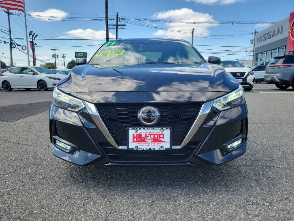 2021 Nissan Sentra for sale at HILLTOP NISSAN in East Hanover, NJ