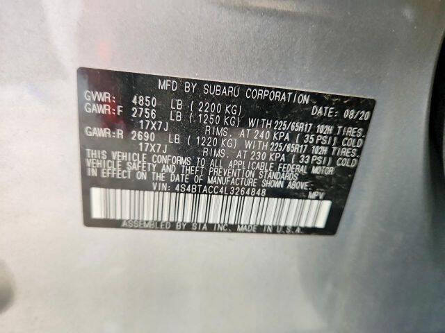 2020 Subaru Outback Premium