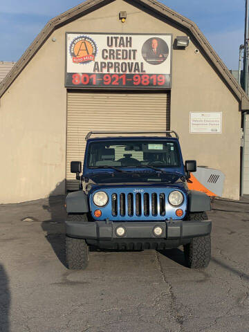 2010 Jeep Wrangler Unlimited for sale at Utah Credit Approval Auto Sales in Murray UT
