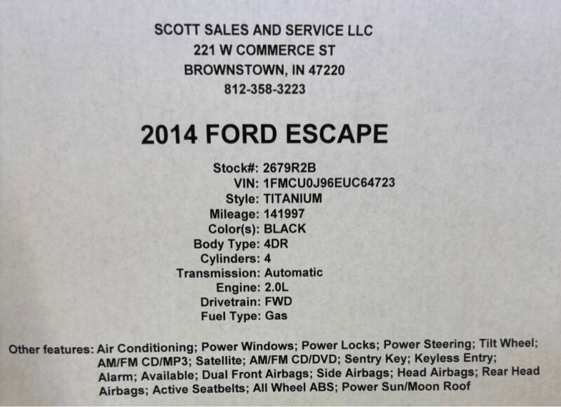 2014 Ford Escape Titanium