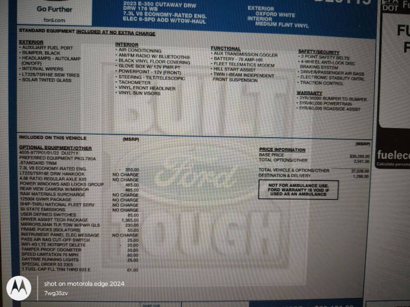 2023 Ford E-Series