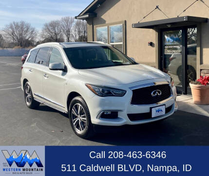 2016 Infiniti QX60 for sale at Western Mountain Bus & Auto Sales in Nampa ID
