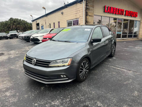 2017 Volkswagen Jetta for sale at Lamberti Auto Collection in Plantation FL