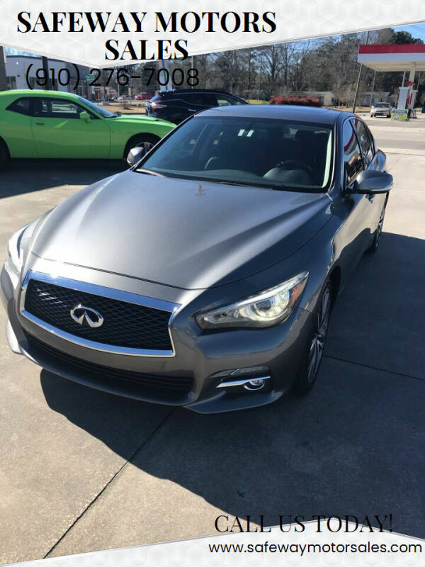 2015 Infiniti Q50 for sale at Safeway Motors Sales in Laurinburg NC