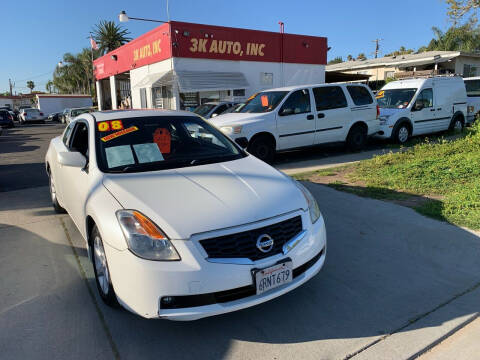 2008 Nissan Altima for sale at 3K Auto in Escondido CA