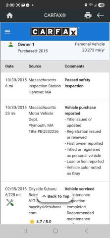 2016 Subaru Outback 2.5i Premium