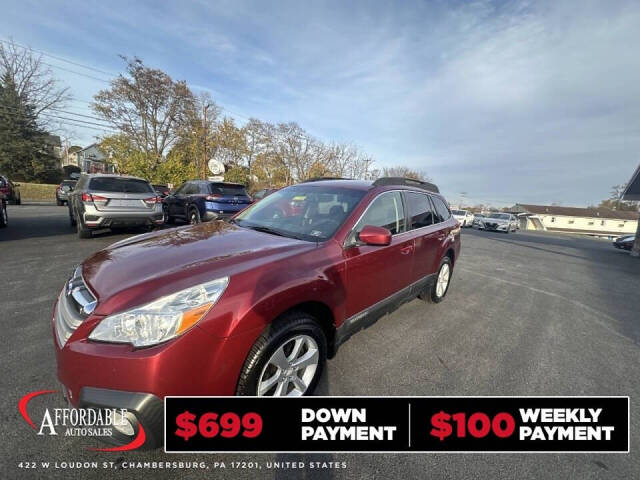 2013 Subaru Outback for sale at Chambersburg Affordable Auto in Chambersburg, PA