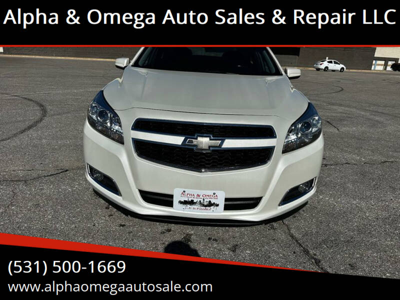 2013 Chevrolet Malibu for sale at Alpha & Omega Auto Sales & Repair LLC in Lincoln NE