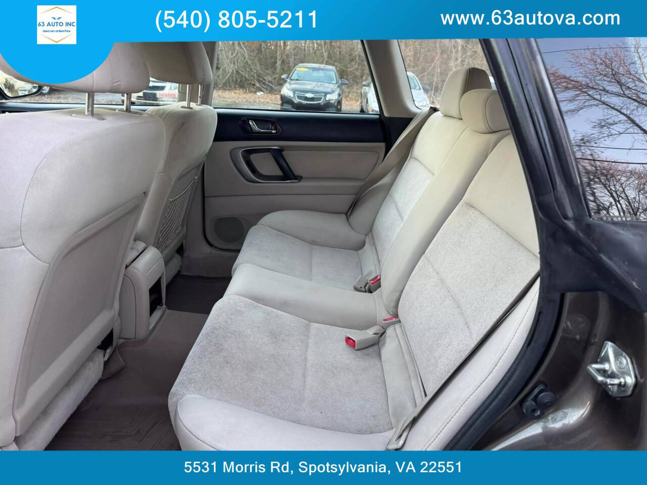 2008 Subaru Outback for sale at 63 Auto Inc in Spotsylvania, VA