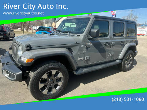 2018 Jeep Wrangler Unlimited for sale at River City Auto Inc. in Fergus Falls MN