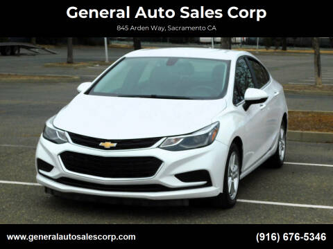 2017 Chevrolet Cruze for sale at General Auto Sales Corp in Sacramento CA