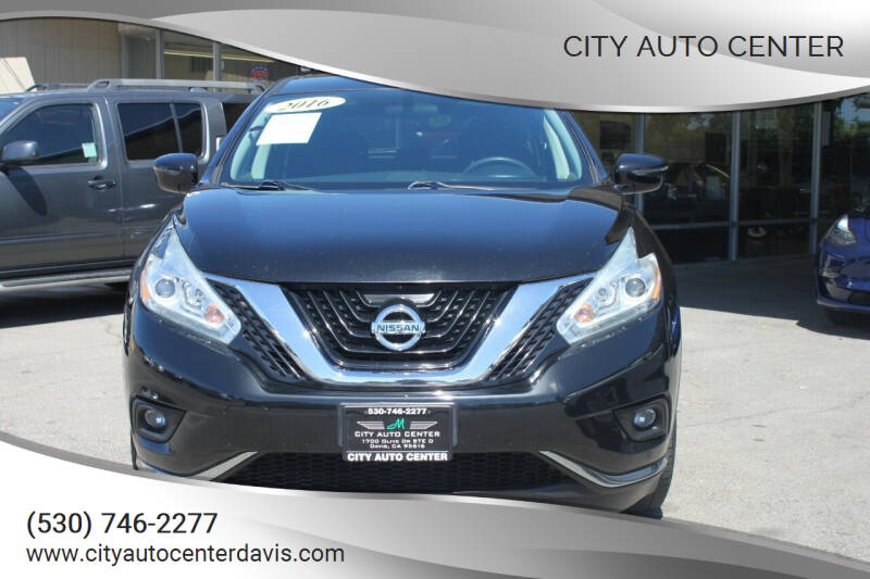 2016 Nissan Murano for sale at City Auto Center in Davis CA