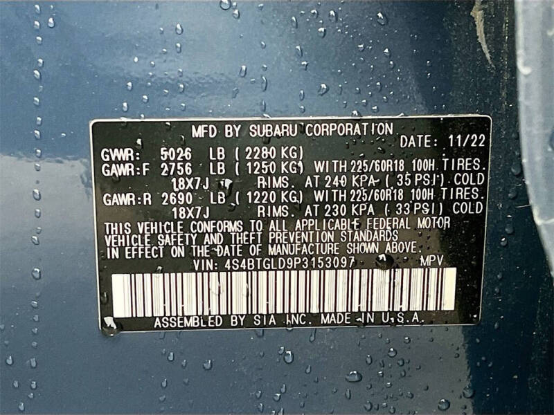 2023 Subaru Outback Onyx Edition XT