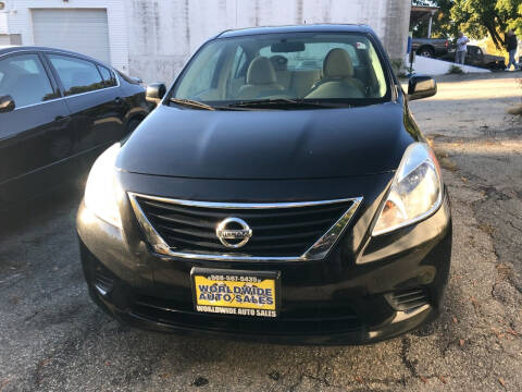 2012 Nissan Versa for sale at Worldwide Auto Sales in Fall River MA