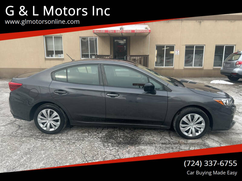 2019 Subaru Impreza for sale at G & L Motors Inc in New Kensington PA