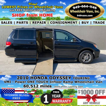 2010 Honda Odyssey for sale at Wheelchair Vans Inc in Laguna Hills CA