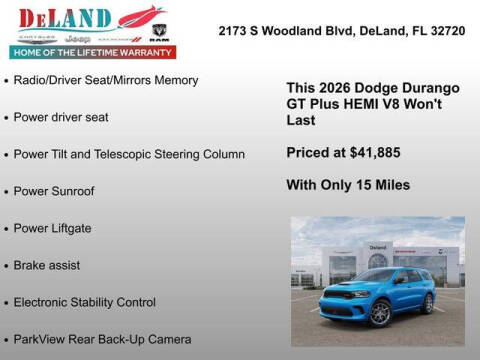 2026 Dodge Durango GT HEMI Plus
