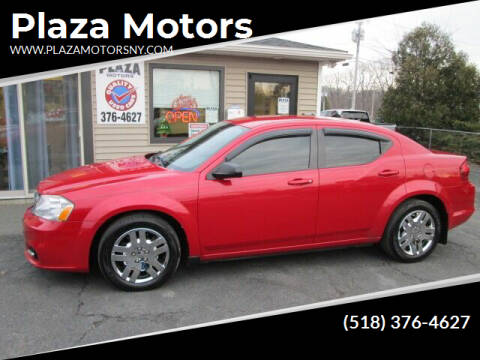 2013 Dodge Avenger for sale at Plaza Motors in Rensselaer NY