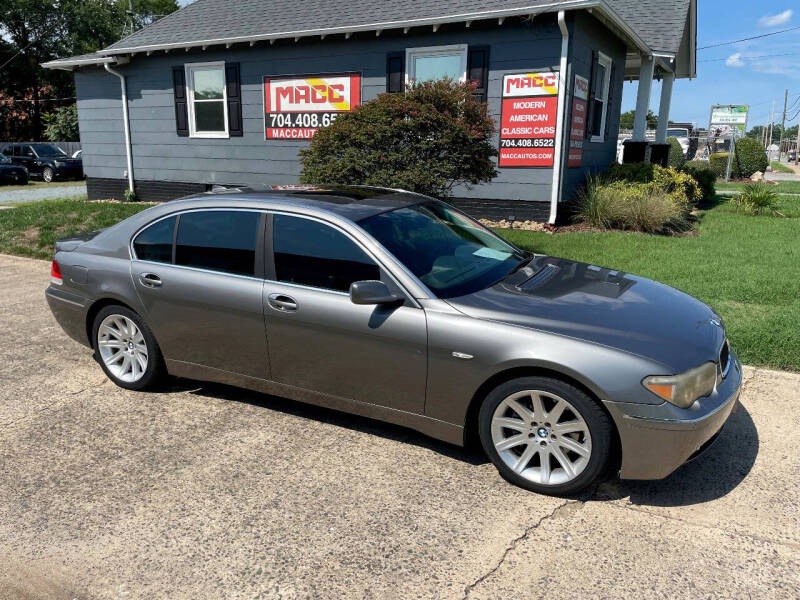 2003 BMW 7 Series for sale at MACC in Gastonia NC