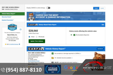 2021 GMC Acadia Denali