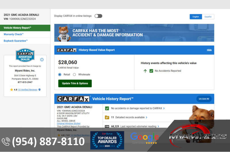 2021 GMC Acadia Denali