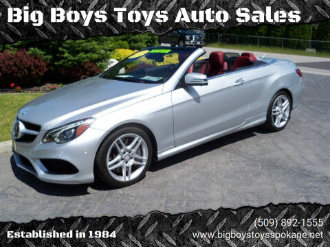 2014 Mercedes-Benz E-Class for sale at Big Boys Toys Auto Sales in Spokane Valley WA