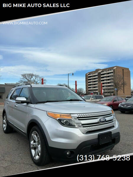 2015 Ford Explorer for sale at BIG MIKE AUTO SALES LLC in Lincoln Park MI