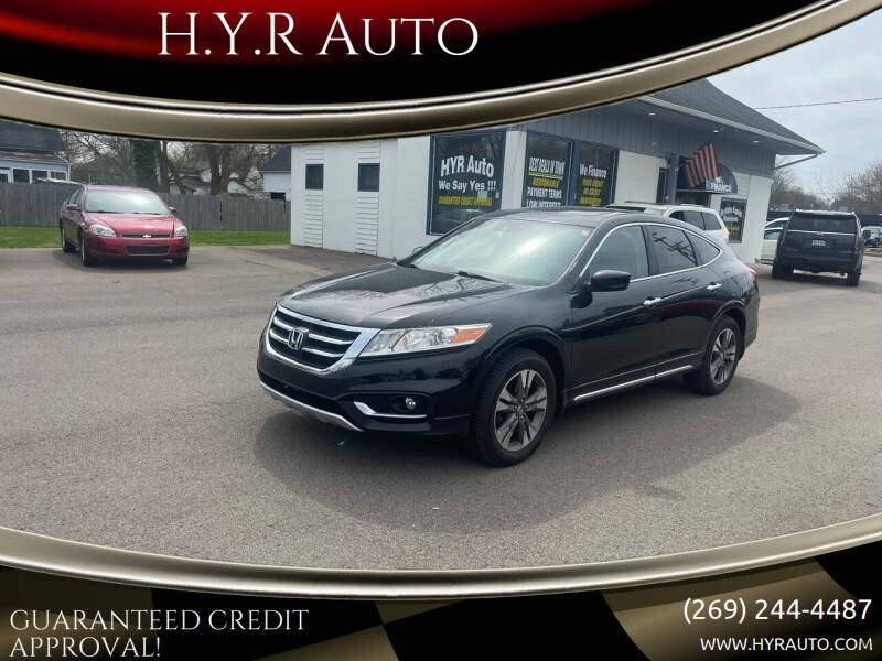 2014 Honda Crosstour for sale at H.Y.R Auto in Three Rivers MI