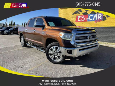 2014 Toyota Tundra for sale at Escar Auto - 9809 Montana Ave Lot in El Paso TX