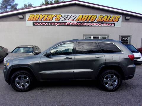 2012 Jeep Grand Cherokee for sale at ROYERS 219 AUTO SALES in Dubois PA