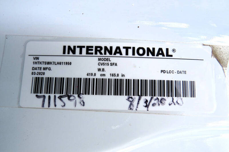 2020 International CV515