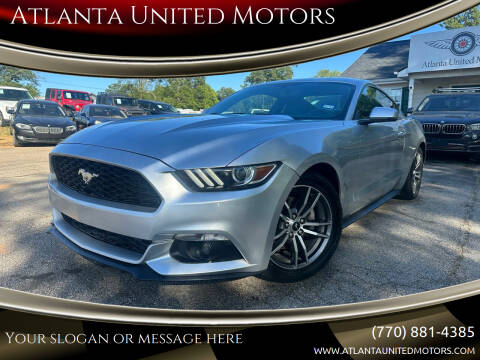 2016 Ford Mustang for sale at Atlanta United Motors in Jefferson GA